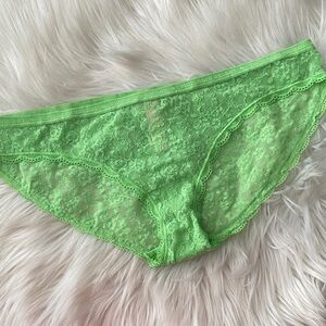 Victoria’s Secret Y2K Lace Bikini Panty - Green